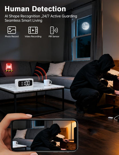 Alarm Clock w Camera System - E LOOP