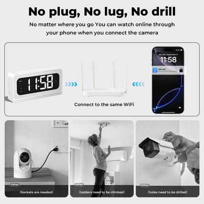 Alarm Clock w Camera System - E LOOP