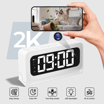Alarm Clock w Camera System - E LOOP